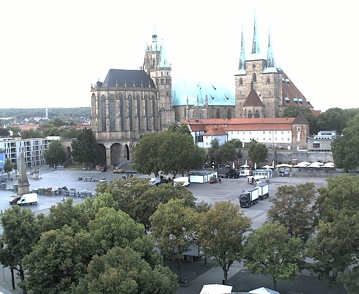 Archiv Foto Webcam Erfurter Domplatz