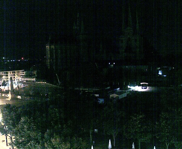 Archiv Foto Webcam Erfurter Domplatz