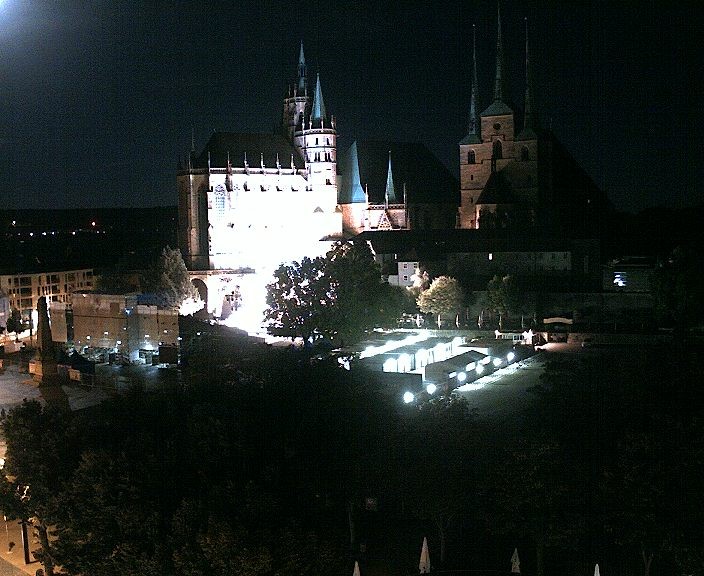 Archived image Webcam Erfurt - Cathedral Square