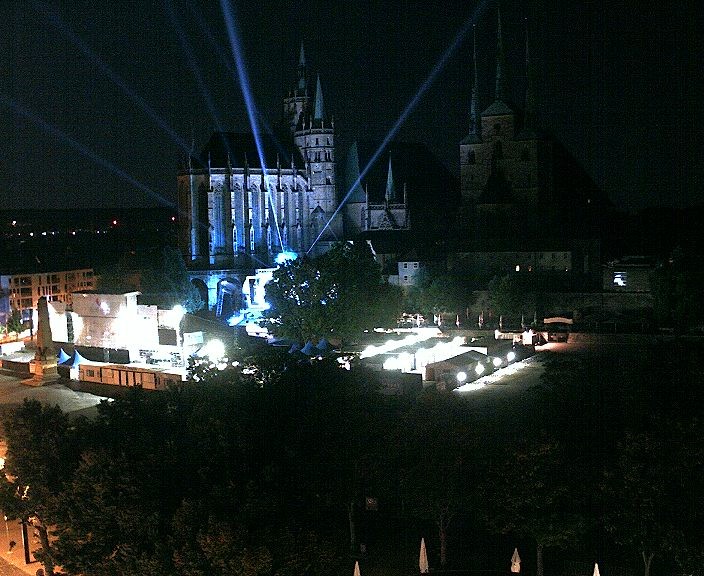 Archiv Foto Webcam Erfurter Domplatz
