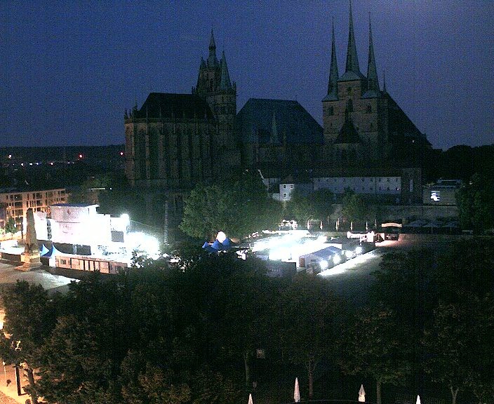 Archiv Foto Webcam Erfurter Domplatz