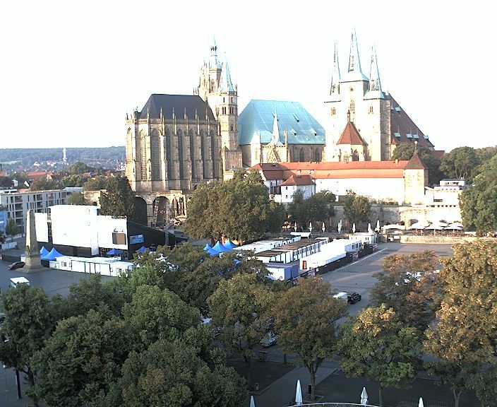 Archiv Foto Webcam Erfurter Domplatz