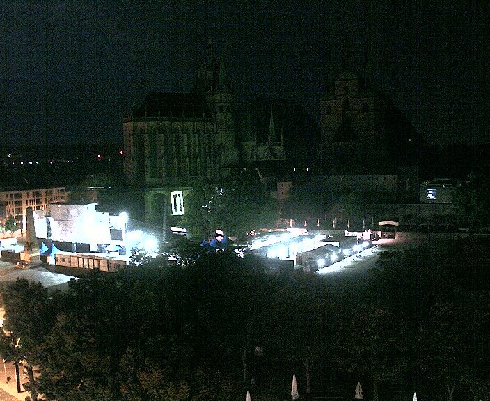 Archived image Webcam Erfurt - Cathedral Square