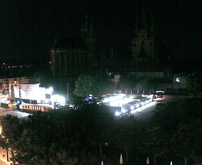 Archiv Foto Webcam Erfurter Domplatz