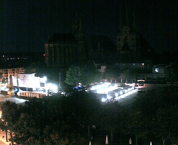 Archiv Foto Webcam Erfurter Domplatz