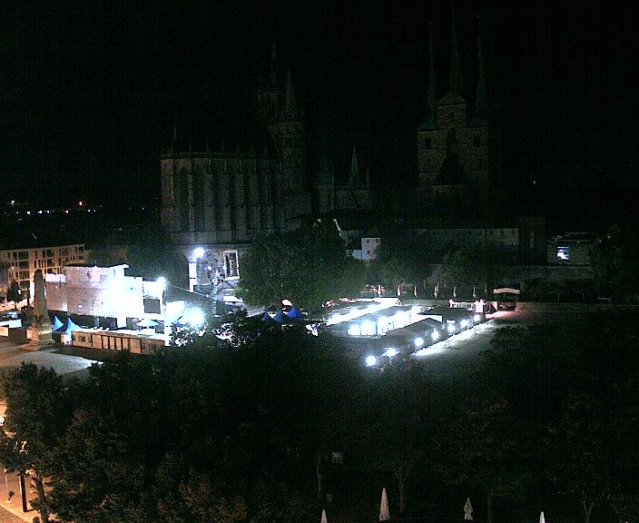 Archiv Foto Webcam Erfurter Domplatz