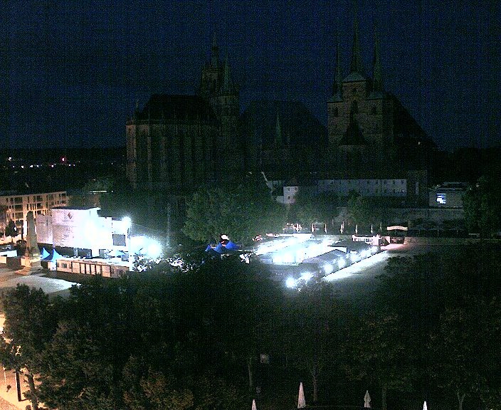 Archiv Foto Webcam Erfurter Domplatz