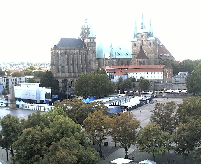 Archiv Foto Webcam Erfurter Domplatz