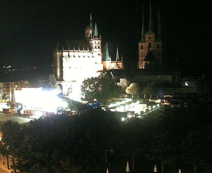Archiv Foto Webcam Erfurter Domplatz