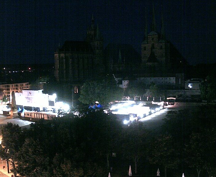 Archiv Foto Webcam Erfurter Domplatz