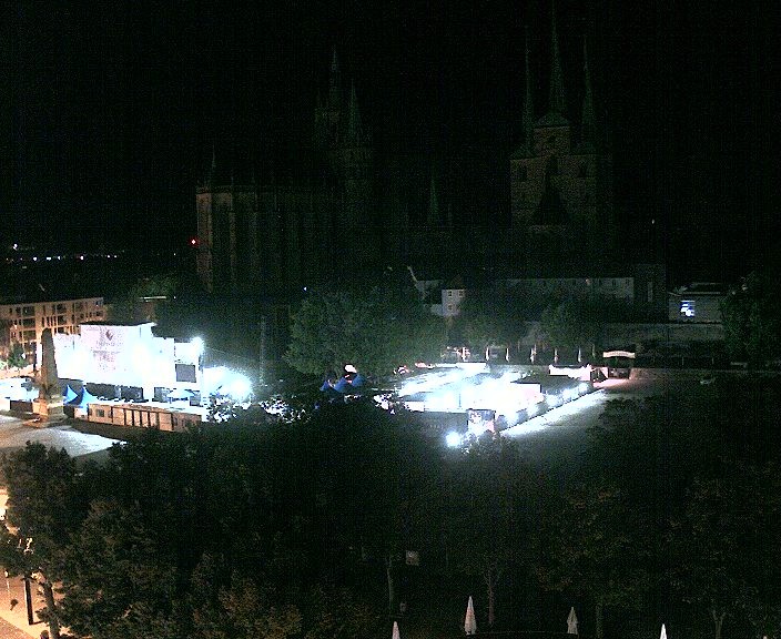 Archiv Foto Webcam Erfurter Domplatz
