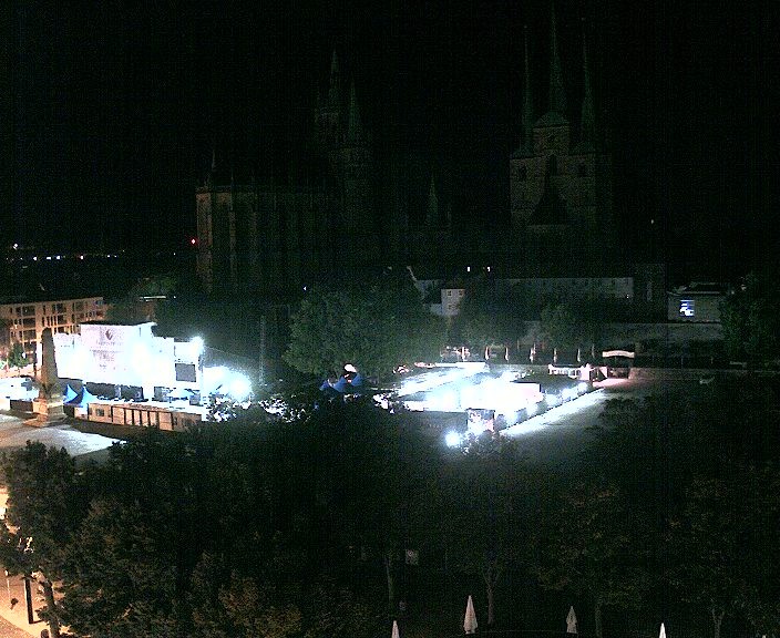 Archiv Foto Webcam Erfurter Domplatz