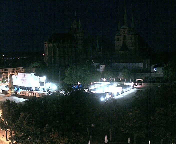 Archiv Foto Webcam Erfurter Domplatz
