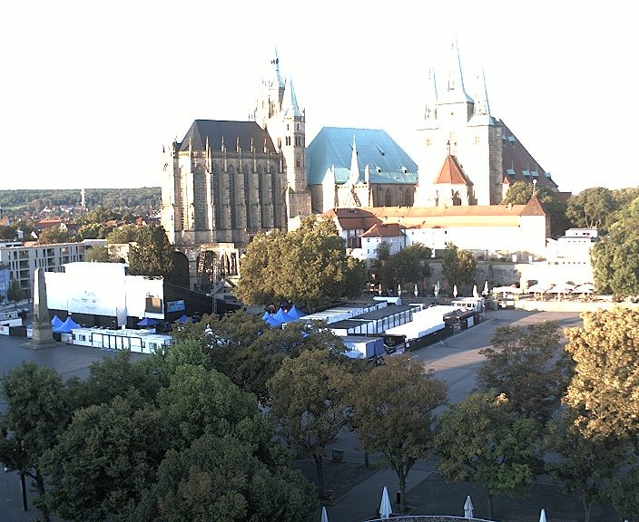 Archiv Foto Webcam Erfurter Domplatz