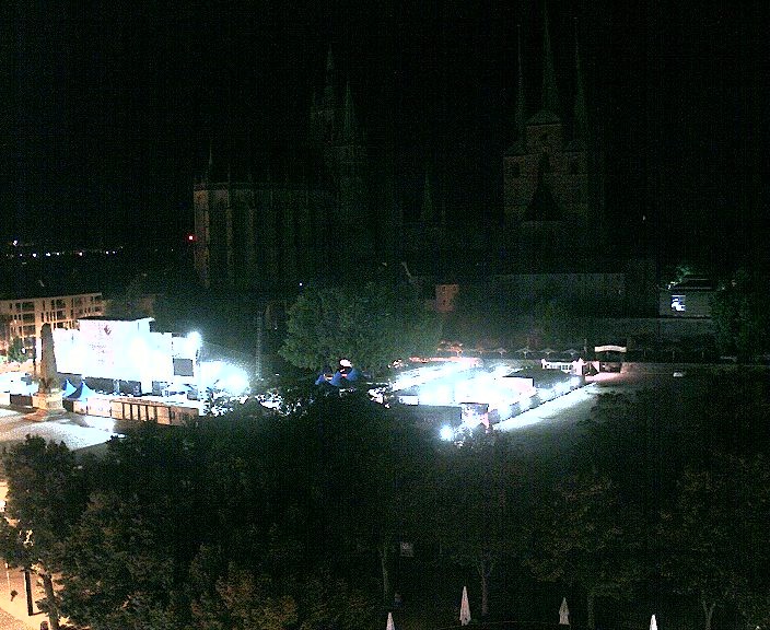 Archiv Foto Webcam Erfurter Domplatz