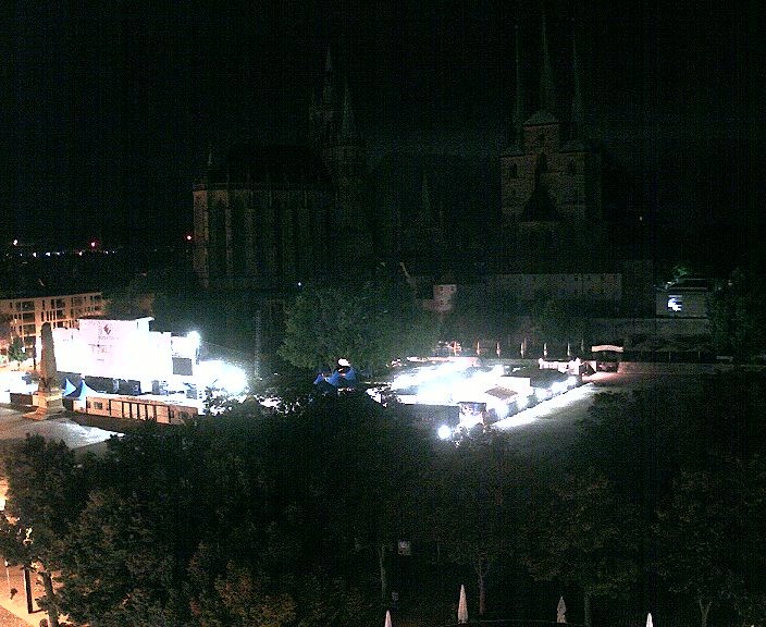 Archived image Webcam Erfurt - Cathedral Square