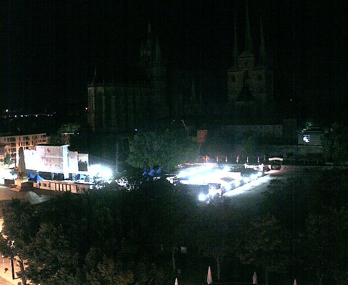 Archiv Foto Webcam Erfurter Domplatz