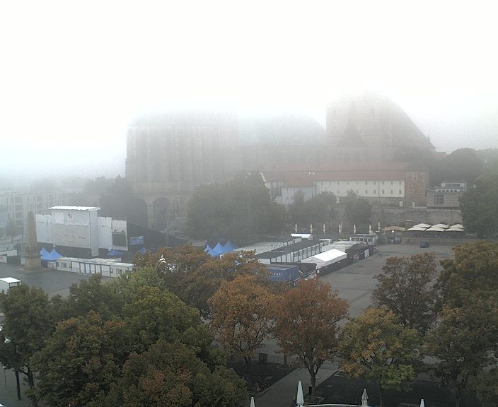 Archived image Webcam Erfurt - Cathedral Square
