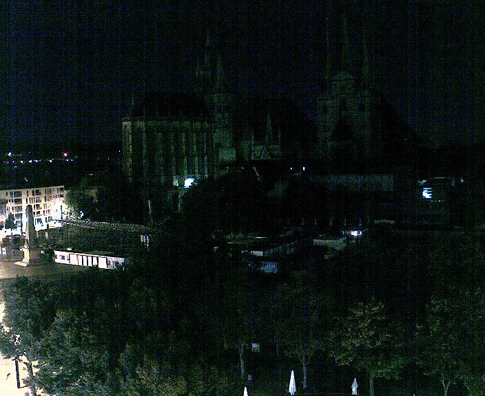 Archiv Foto Webcam Erfurter Domplatz