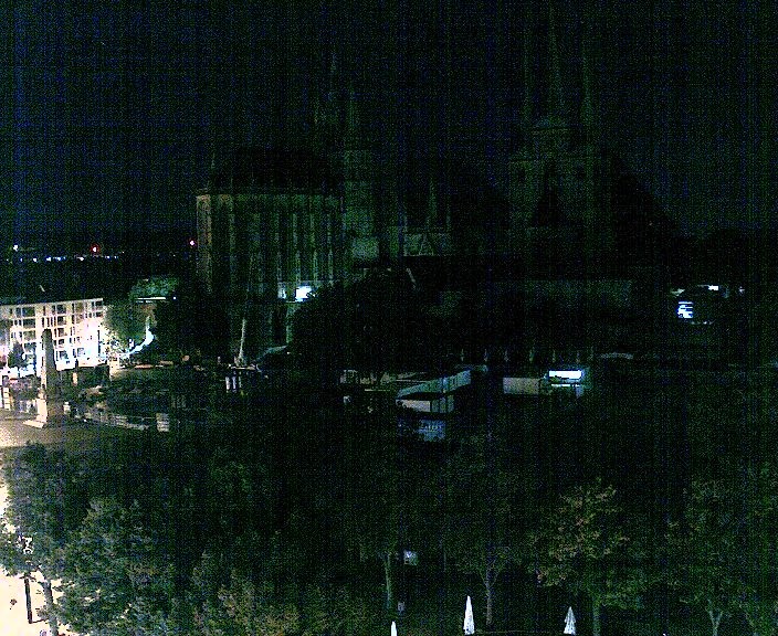 Archiv Foto Webcam Erfurter Domplatz