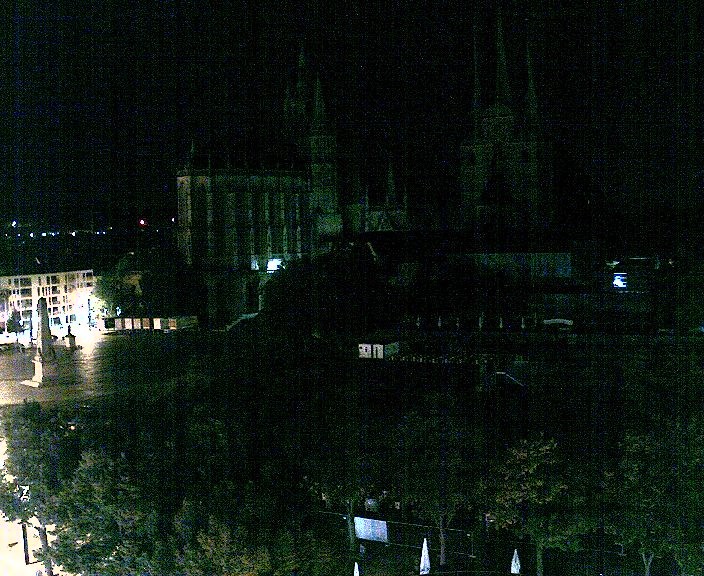 Archiv Foto Webcam Erfurter Domplatz