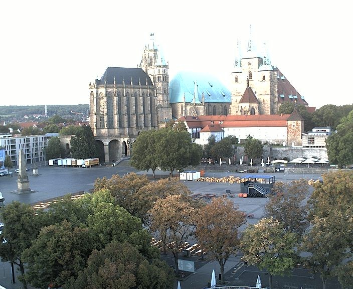 Archiv Foto Webcam Erfurter Domplatz