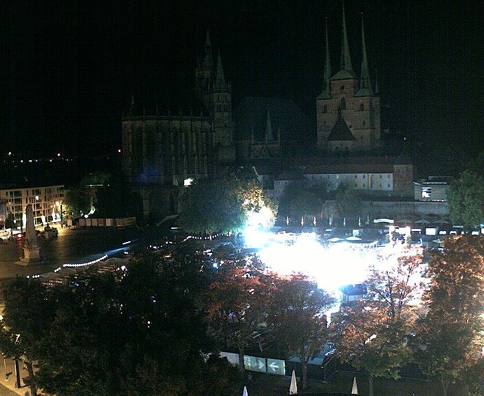 Archiv Foto Webcam Erfurter Domplatz