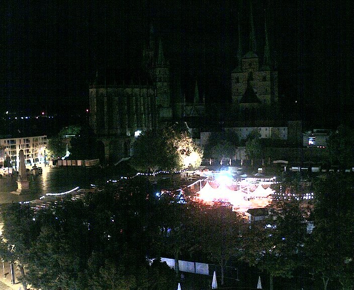 Archiv Foto Webcam Erfurter Domplatz