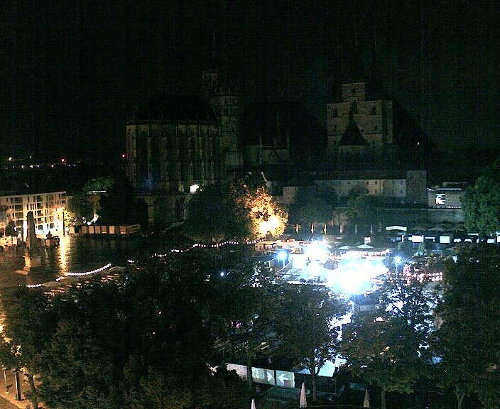 Archiv Foto Webcam Erfurter Domplatz