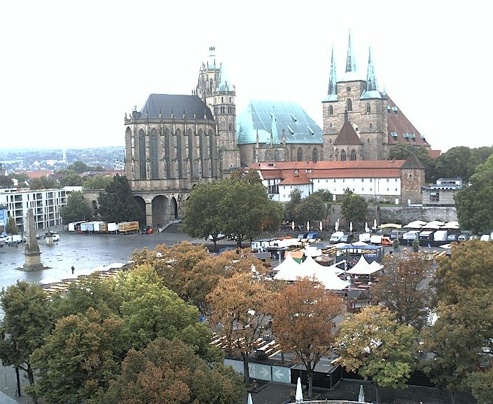Archiv Foto Webcam Erfurter Domplatz