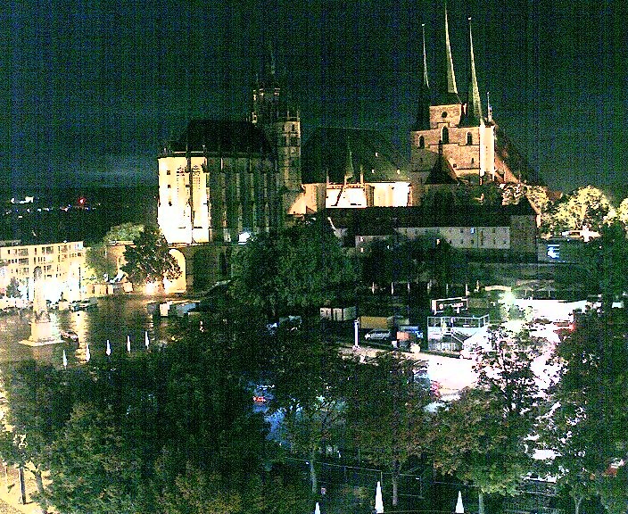 Archiv Foto Webcam Erfurter Domplatz
