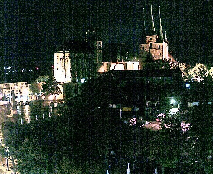 Archiv Foto Webcam Erfurter Domplatz