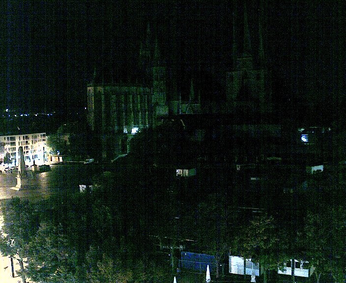 Archiv Foto Webcam Erfurter Domplatz