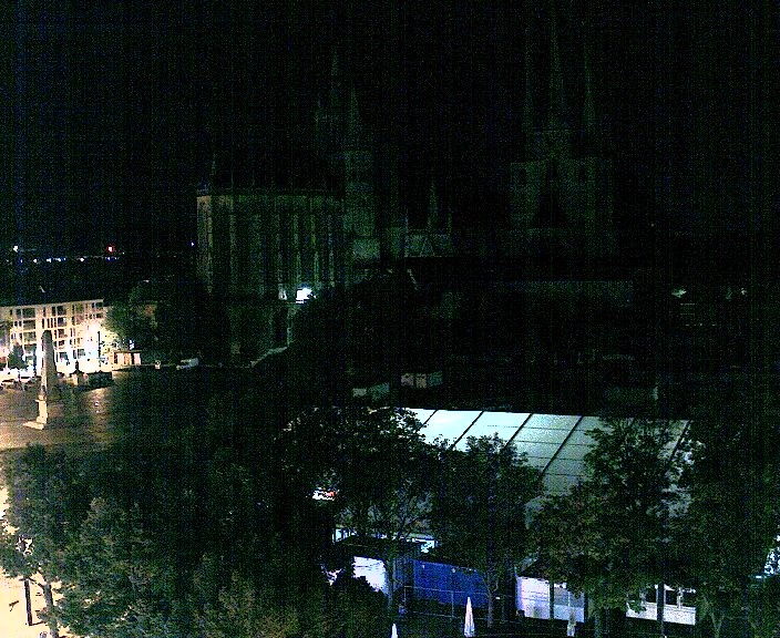 Archived image Webcam Erfurt - Cathedral Square