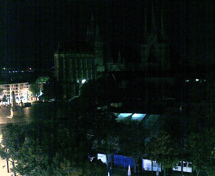 Archived image Webcam Erfurt - Cathedral Square