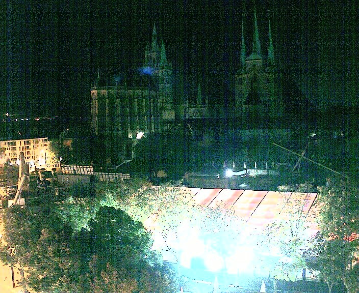 Archiv Foto Webcam Erfurter Domplatz