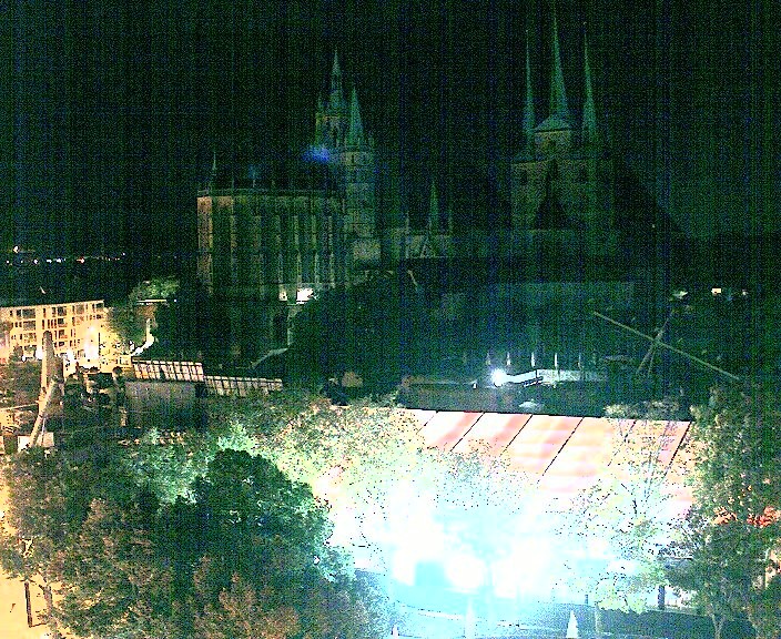 Archiv Foto Webcam Erfurter Domplatz