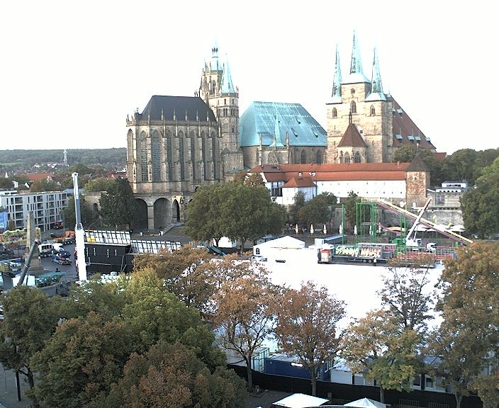 Archiv Foto Webcam Erfurter Domplatz