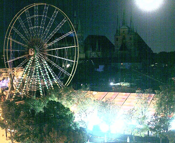 Archiv Foto Webcam Erfurter Domplatz