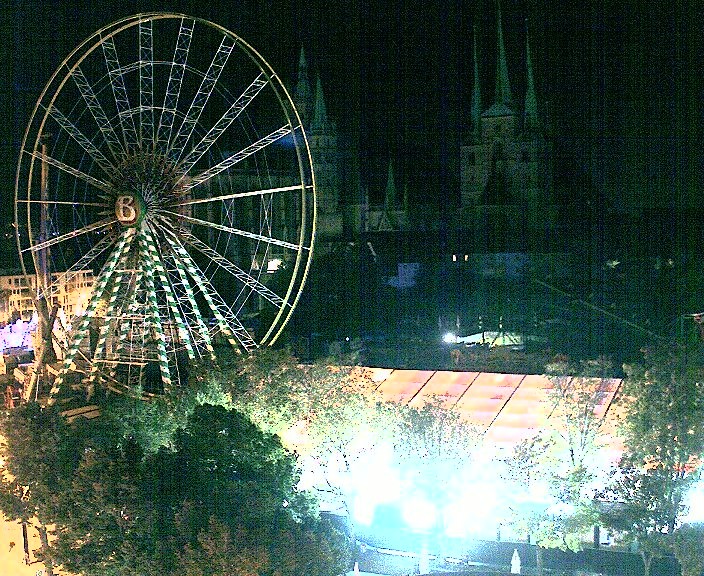 Archiv Foto Webcam Erfurter Domplatz