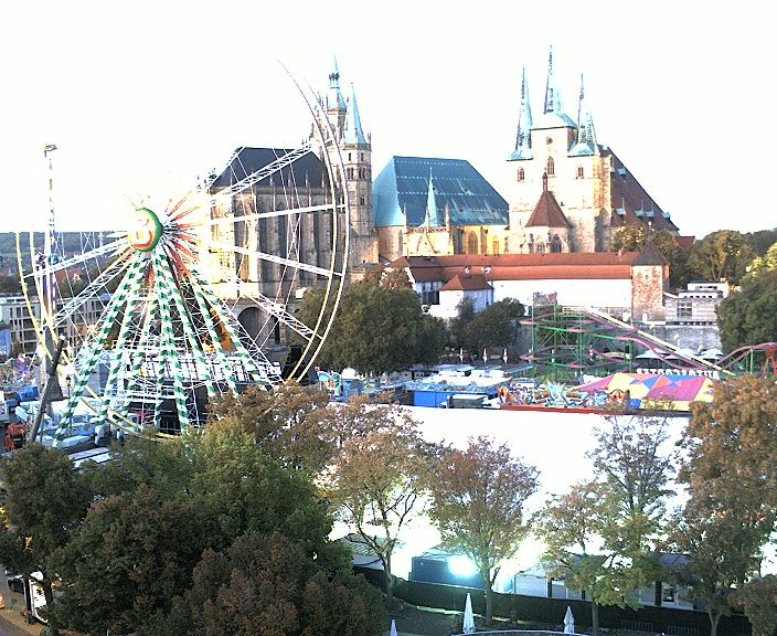 Archiv Foto Webcam Erfurter Domplatz