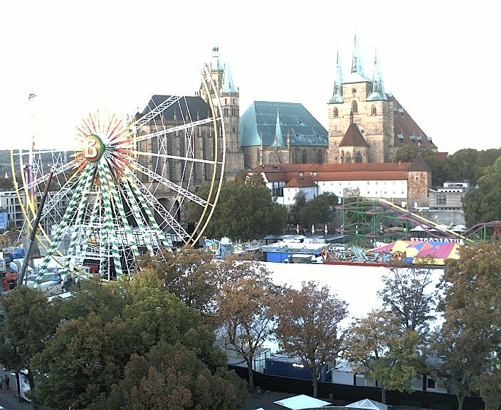 Archiv Foto Webcam Erfurter Domplatz