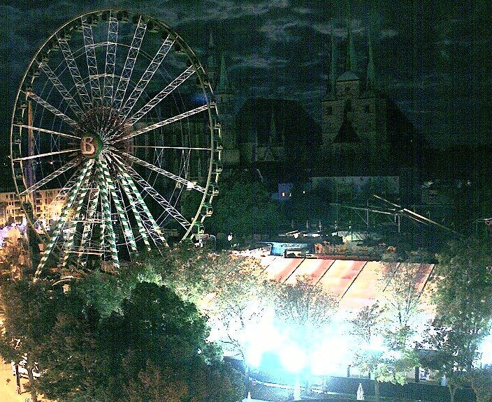 Archiv Foto Webcam Erfurter Domplatz