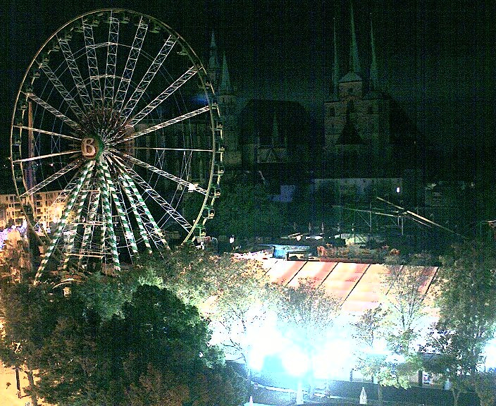 Archiv Foto Webcam Erfurter Domplatz