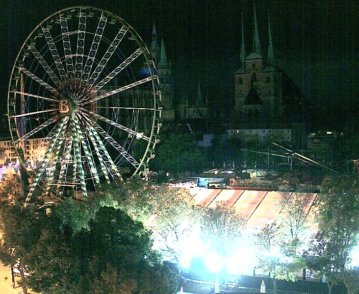 Archiv Foto Webcam Erfurter Domplatz