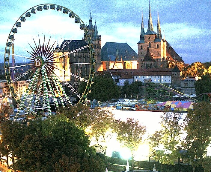 Archiv Foto Webcam Erfurter Domplatz