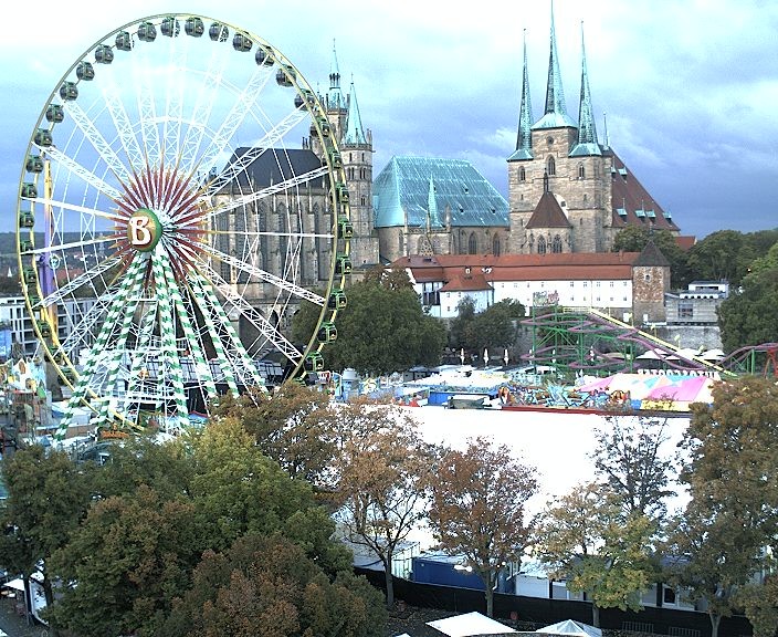 Archiv Foto Webcam Erfurter Domplatz