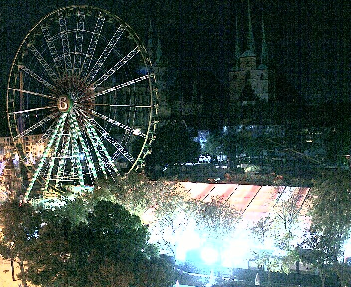 Archived image Webcam Erfurt - Cathedral Square