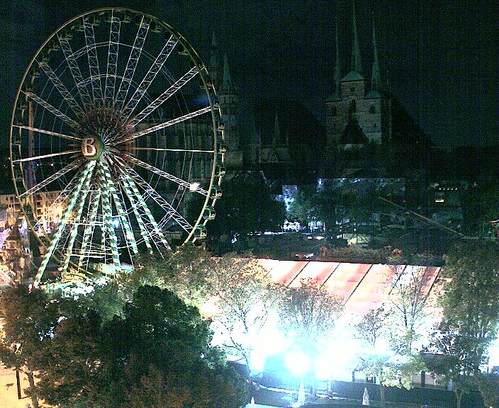 Archived image Webcam Erfurt - Cathedral Square