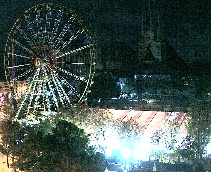 Archived image Webcam Erfurt - Cathedral Square